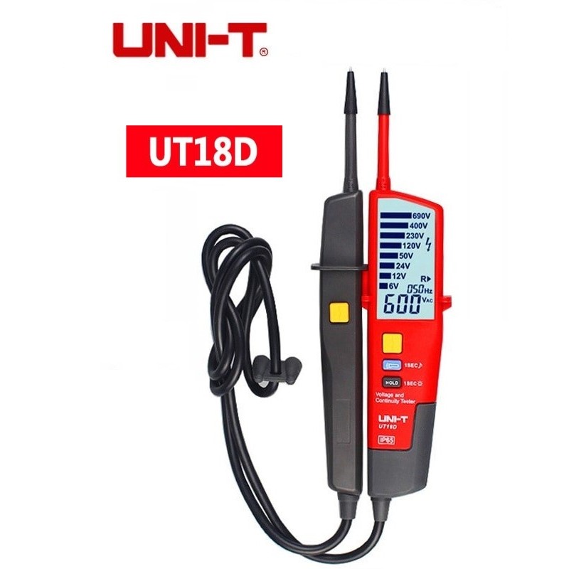 Multímetro Uni-t Ut18d, Rcd Prueba Rotación De Fase, Voltaje