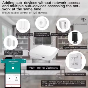 Concentrador multimodo Tuya Smart Gateway ZigBee Bluetooth Moes Hub
