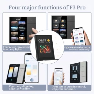 Smart Multifuncion Wifi para iluminacion & cortinas 8bot